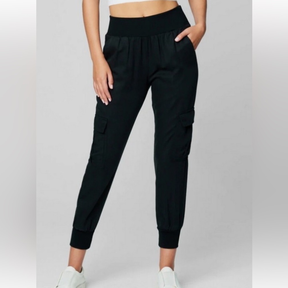 Blank NYC close to me Women's Black Cargo Jogger Pants L streetwear punk